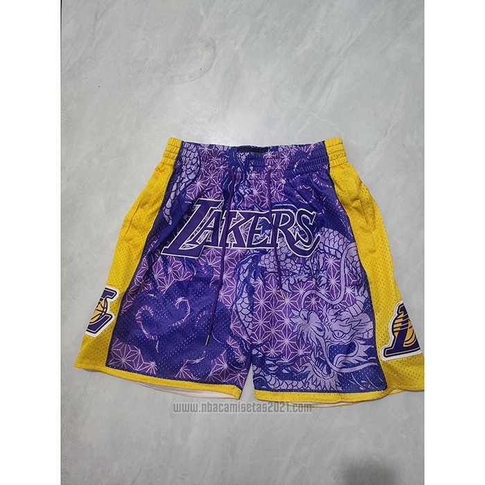 Pantalone Los Angeles Lakers Asian Heritage Just Don Violeta